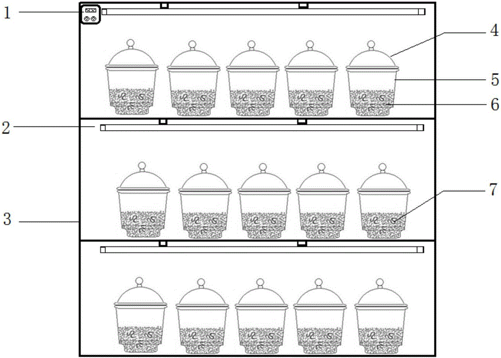 Method and device for evaluating acute toxicity of liquid fumigation agent to earthworms