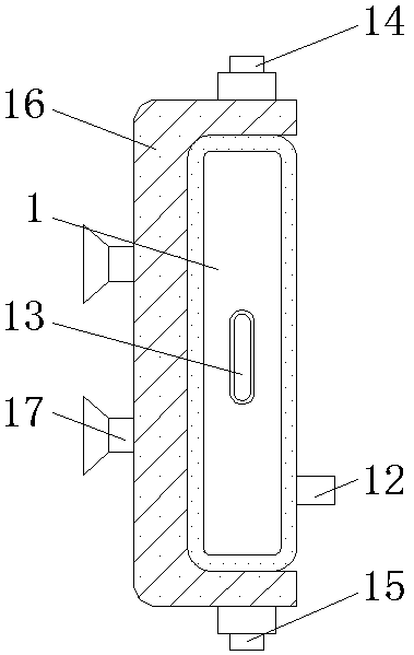 Wall-mounted attendance machine with moisture-proof function