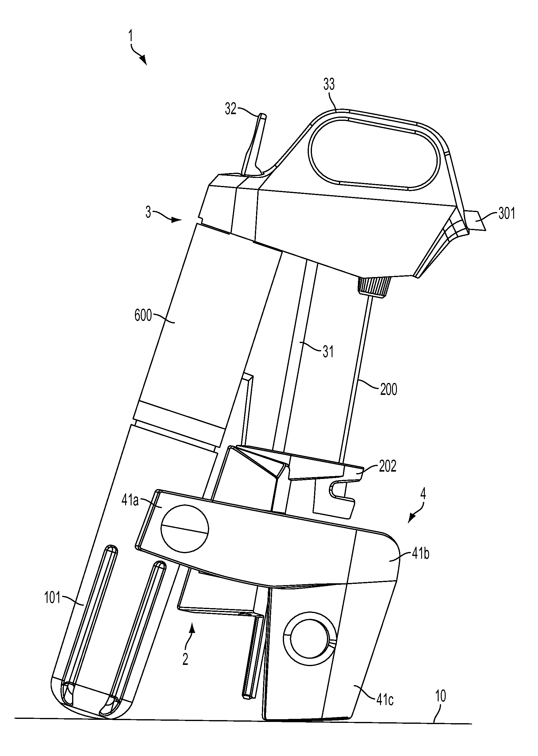 Method and apparatus for engaging a beverage extraction device with a container