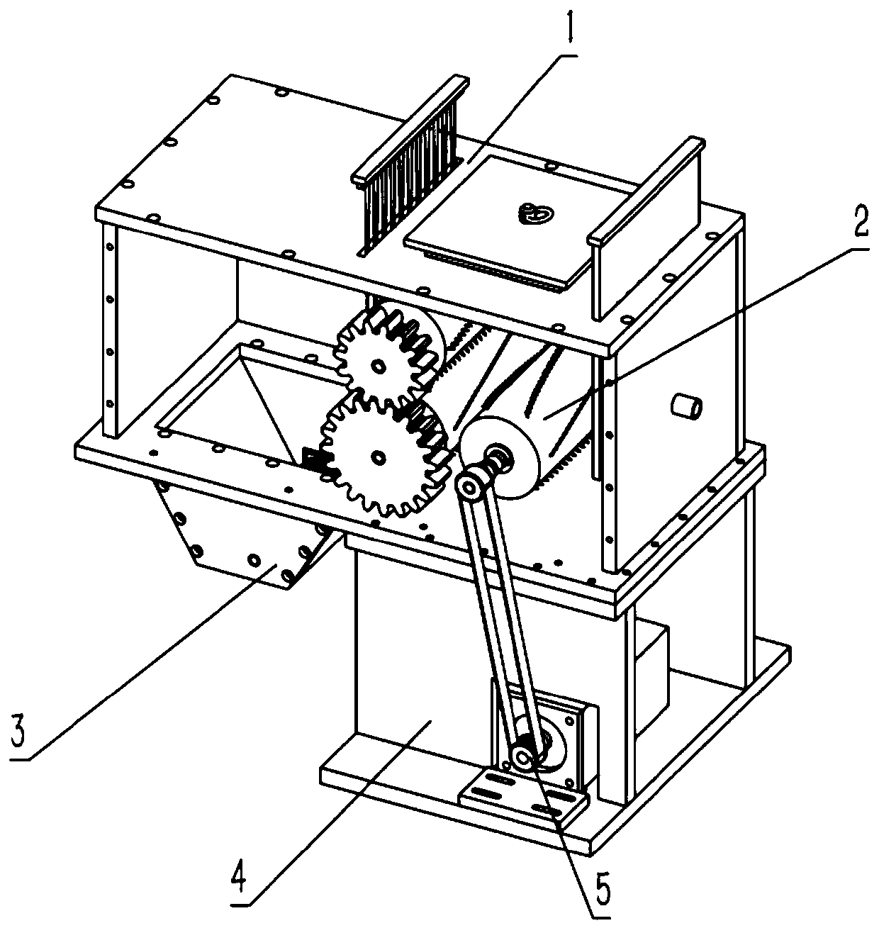 Cotton fiber opening device