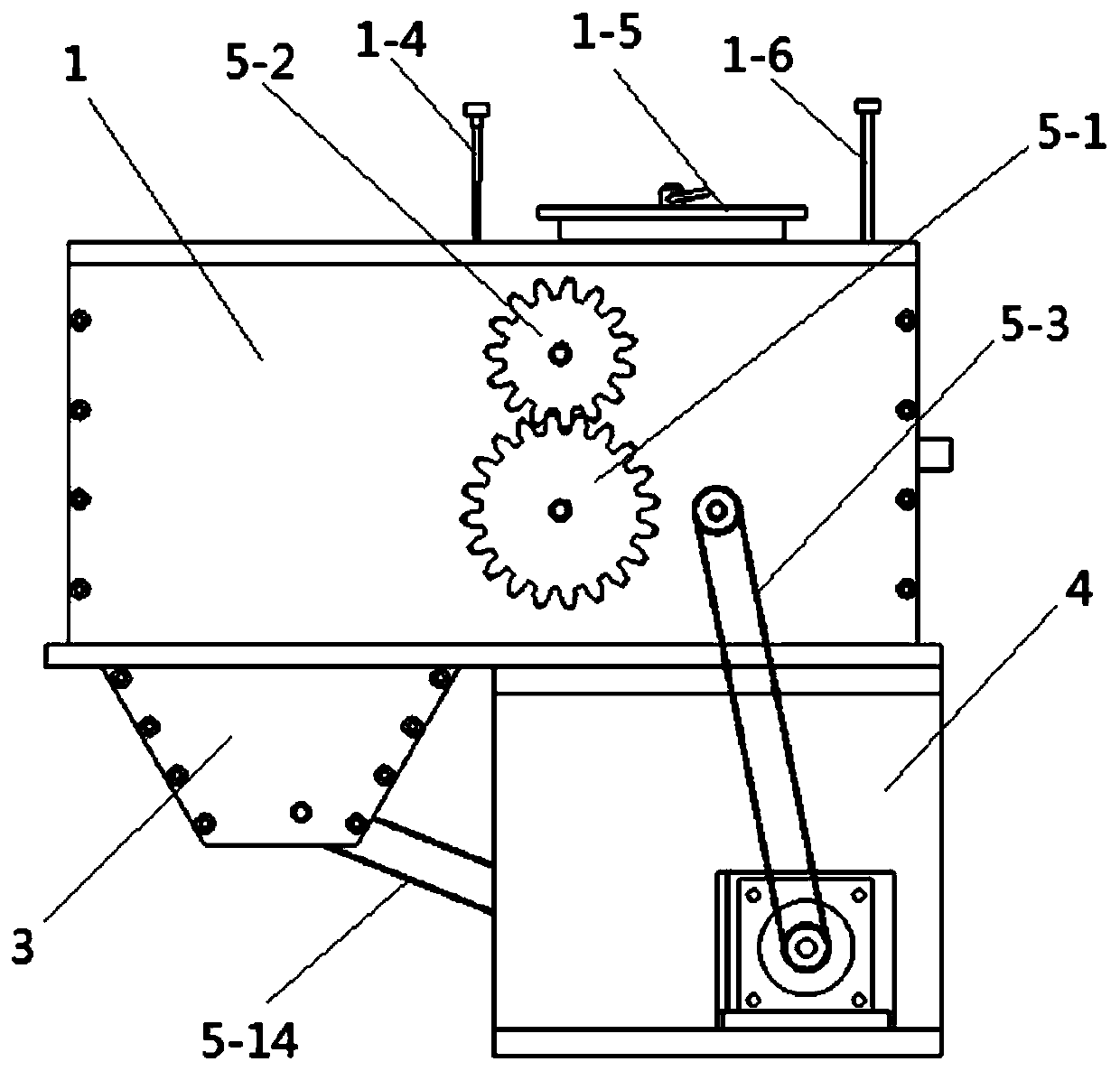 Cotton fiber opening device