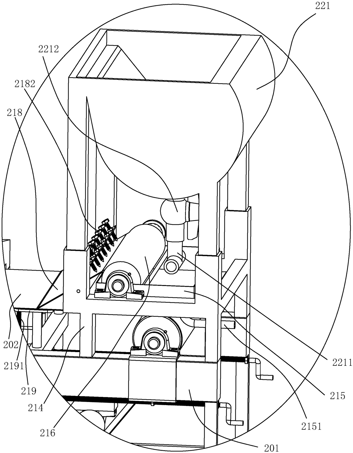 Pasting, steaming and cutting all-in-one machine for producing sheet jelly