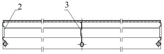 Anti-load anti-slip anti-water screed board