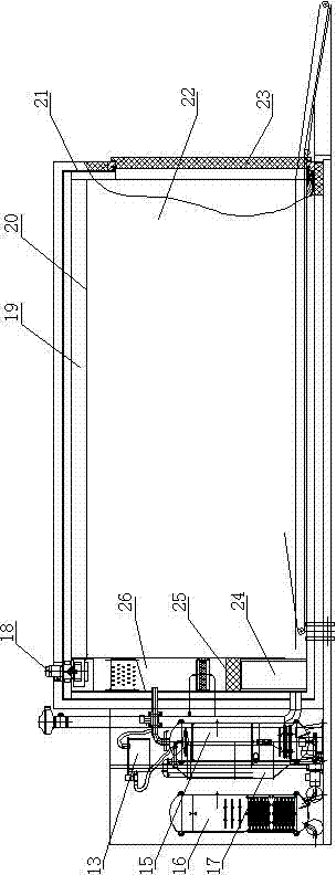 Whole automobile/plate environment test cabin for automobile and humidity control method for test cabin