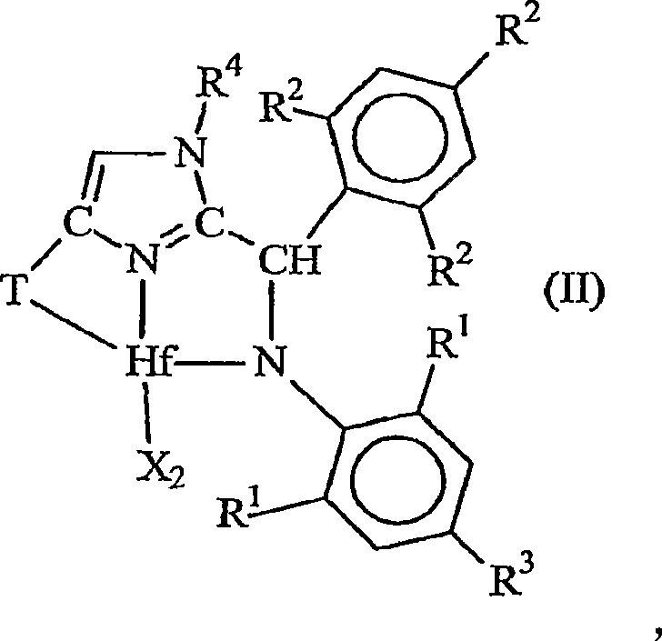 Ortho-metallated hafnium complexes of imidazole ligands