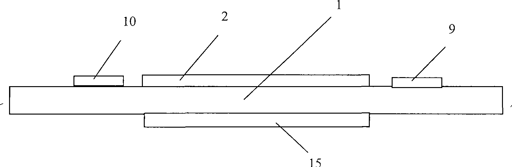 Production method of miniature radiation detection chip