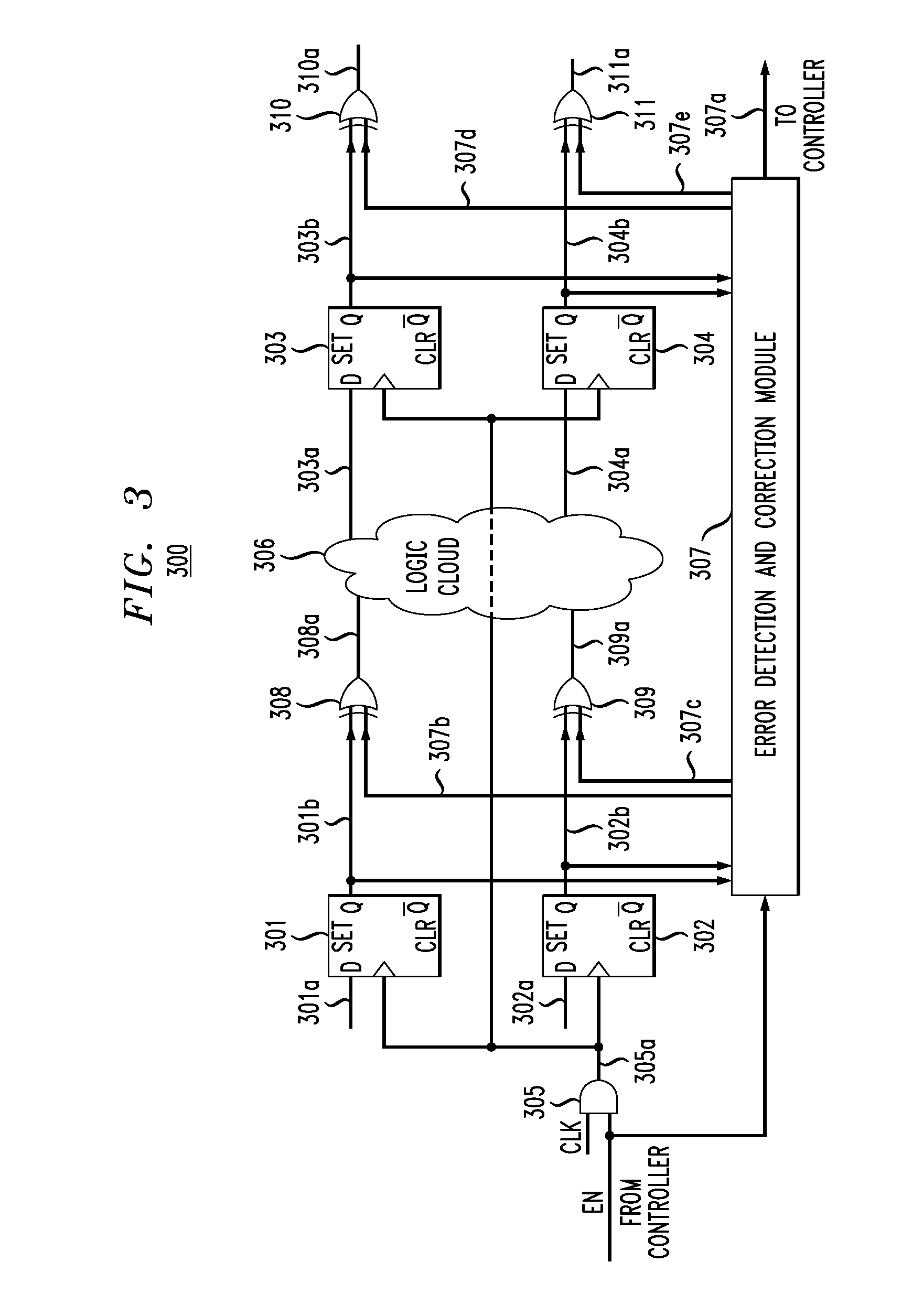 Soft-error detection for electronic-circuit registers