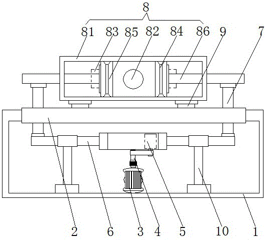 Convenient type pipeline flow distribution device