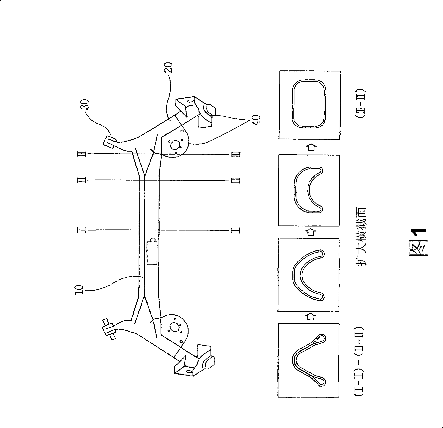 Tubular beam of torsion beam axle type suspension