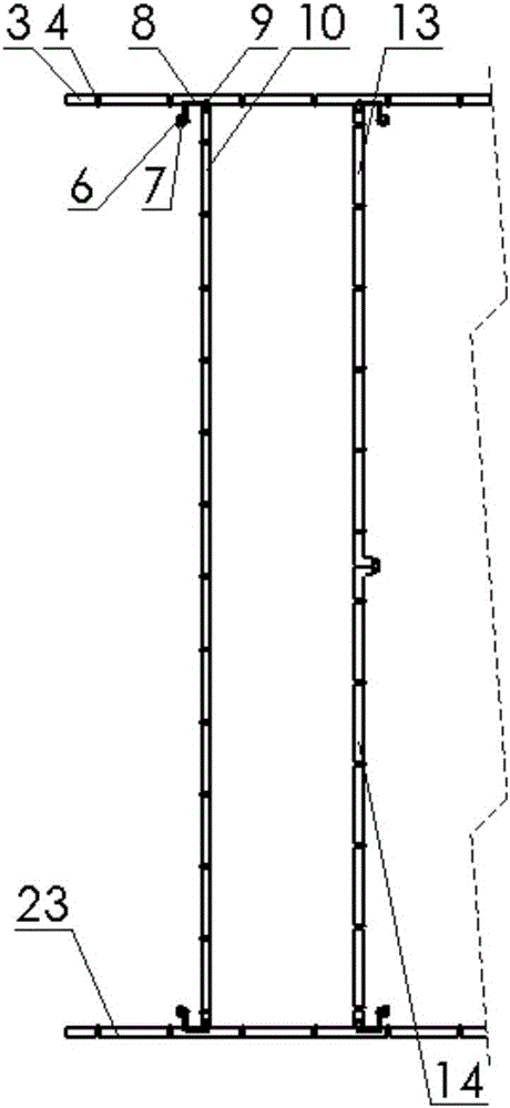 All-surrounding type large-scale cylinder section induction heating furnace