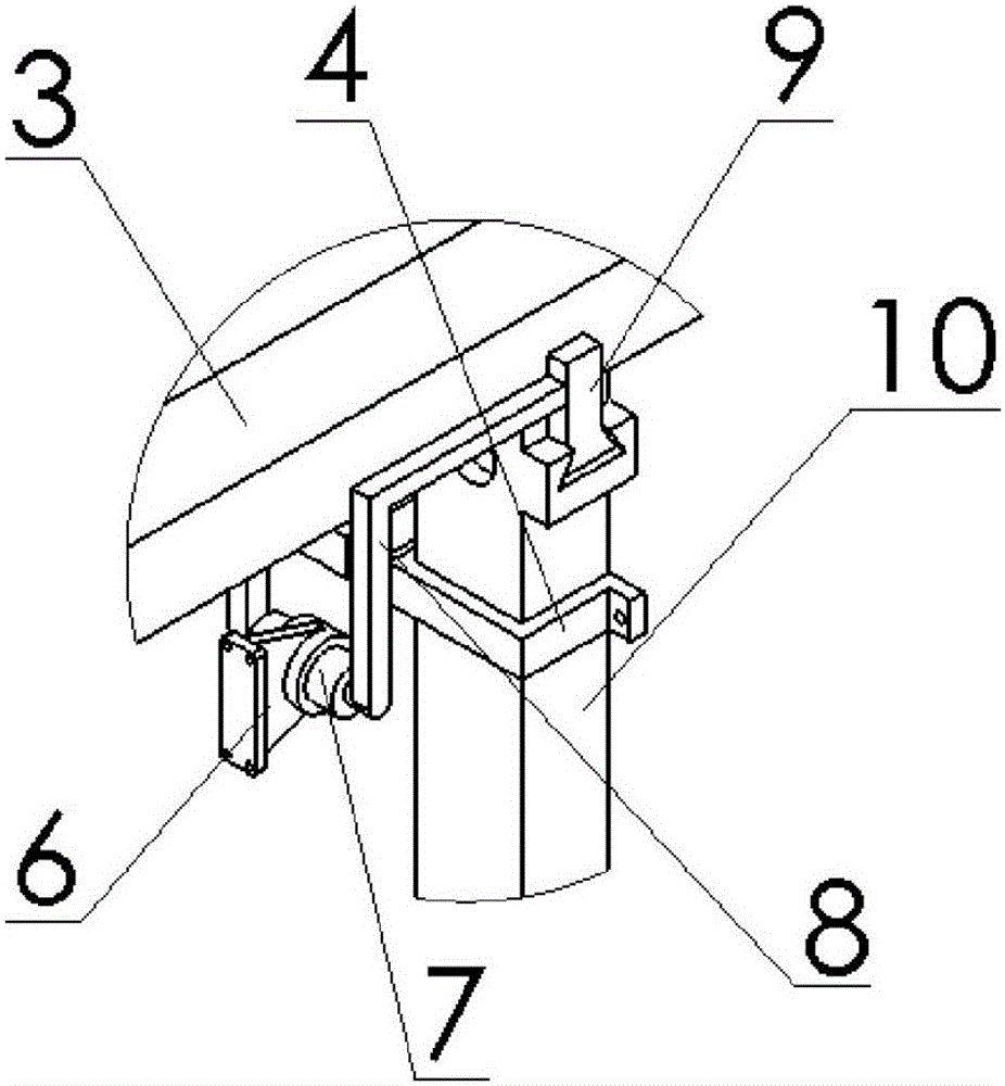 All-surrounding type large-scale cylinder section induction heating furnace