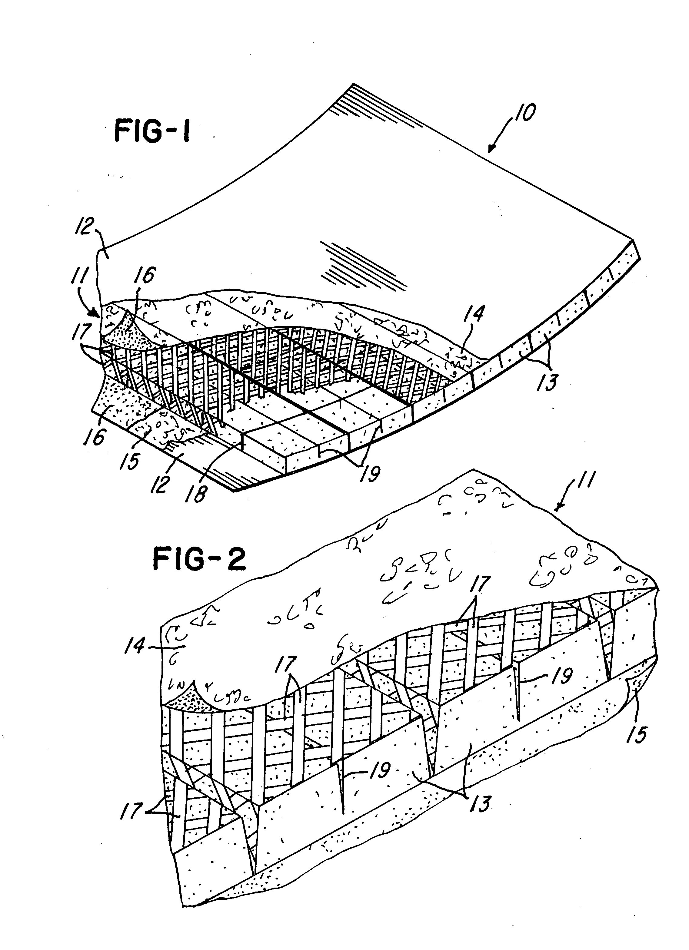 Composite cores and panels