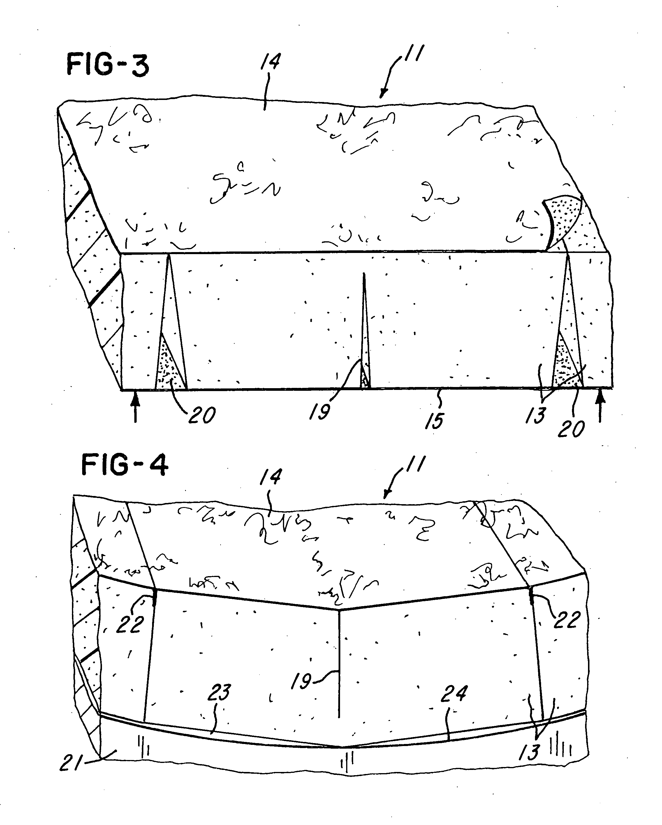 Composite cores and panels