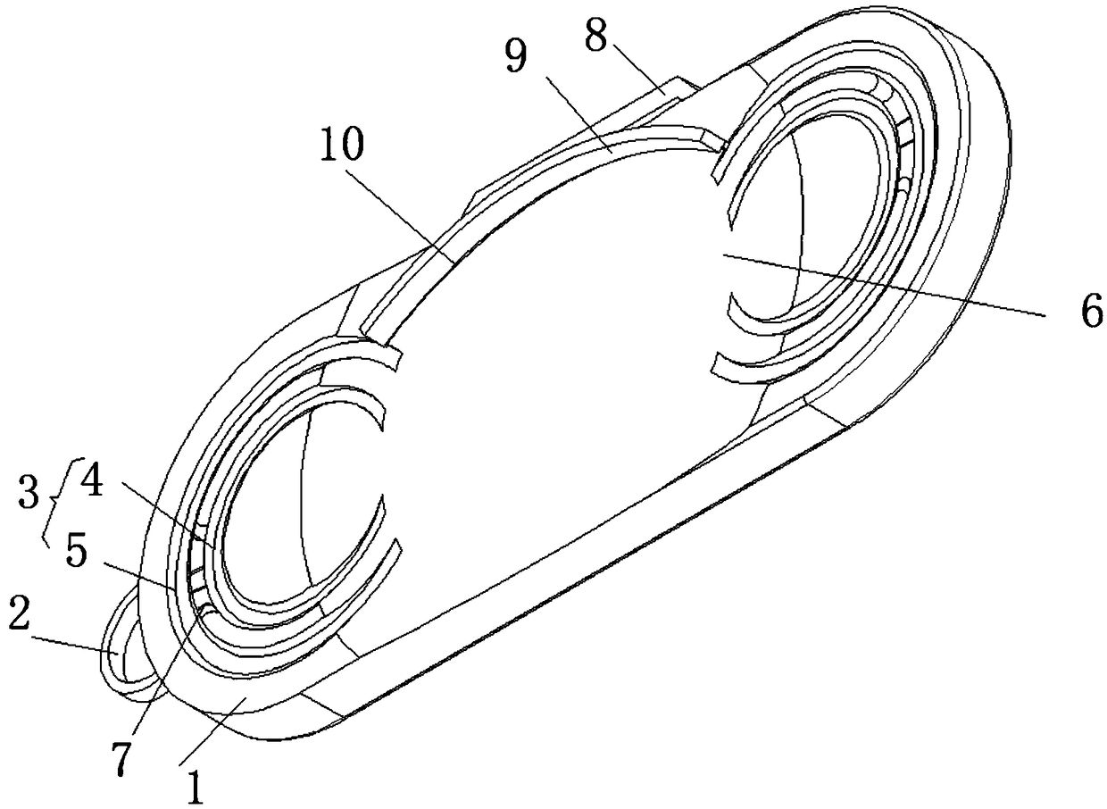 Kitchen board capable of preventing seepage of vegetable juice