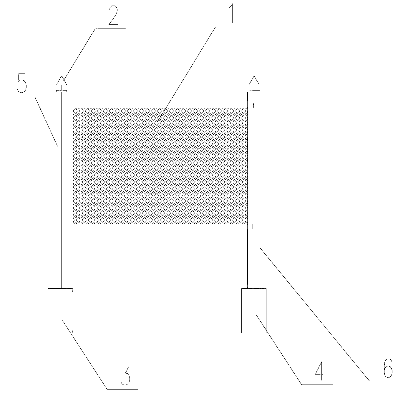 Windproof and dust-suppression device