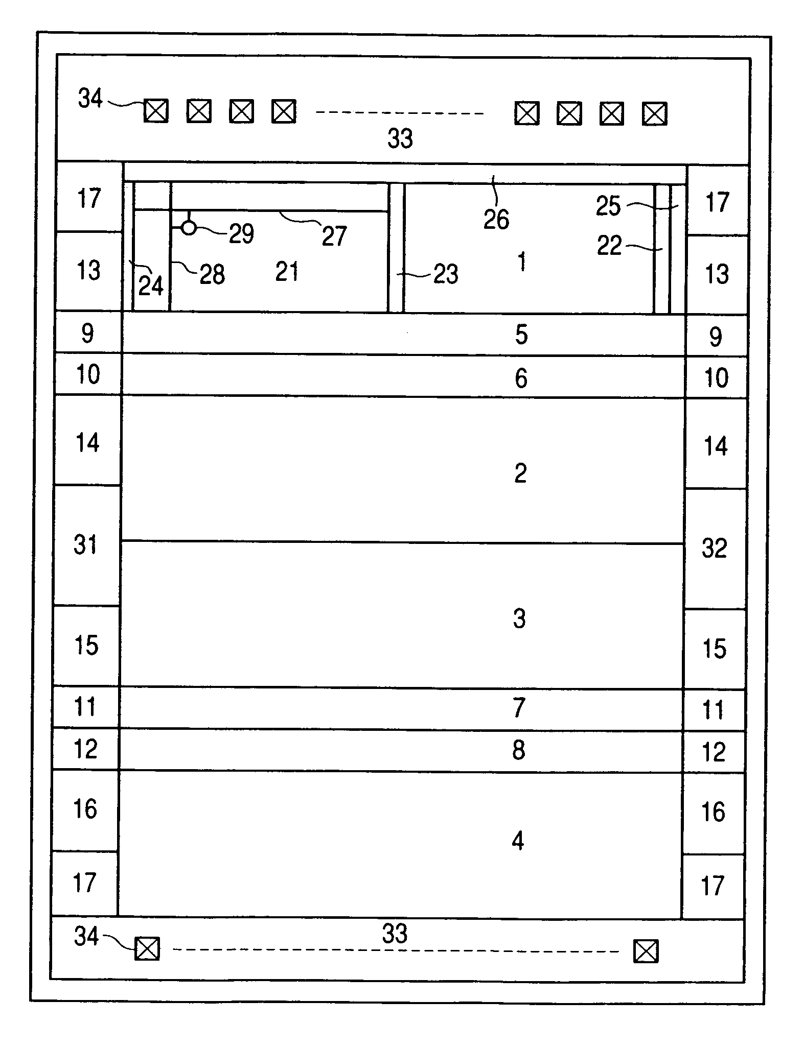 Nonvolatile semiconductor memory device capable of realizing optimized erasing operation in a memory array