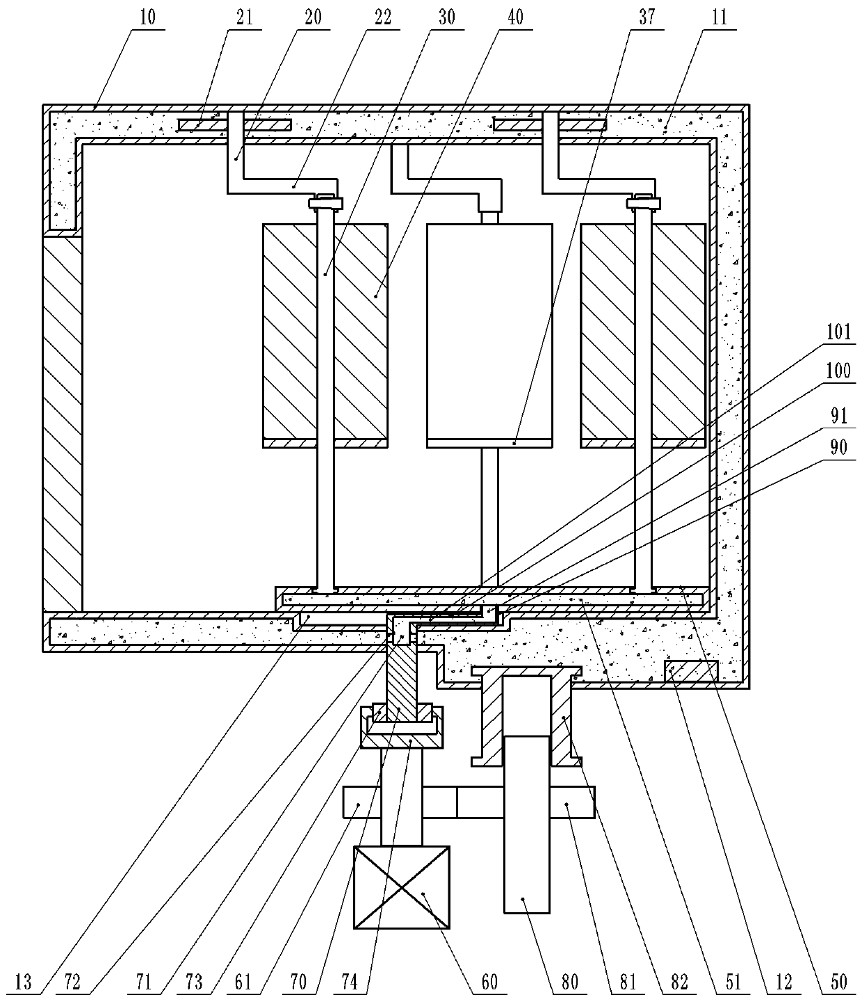 Method for aging test of plastic packaging bags