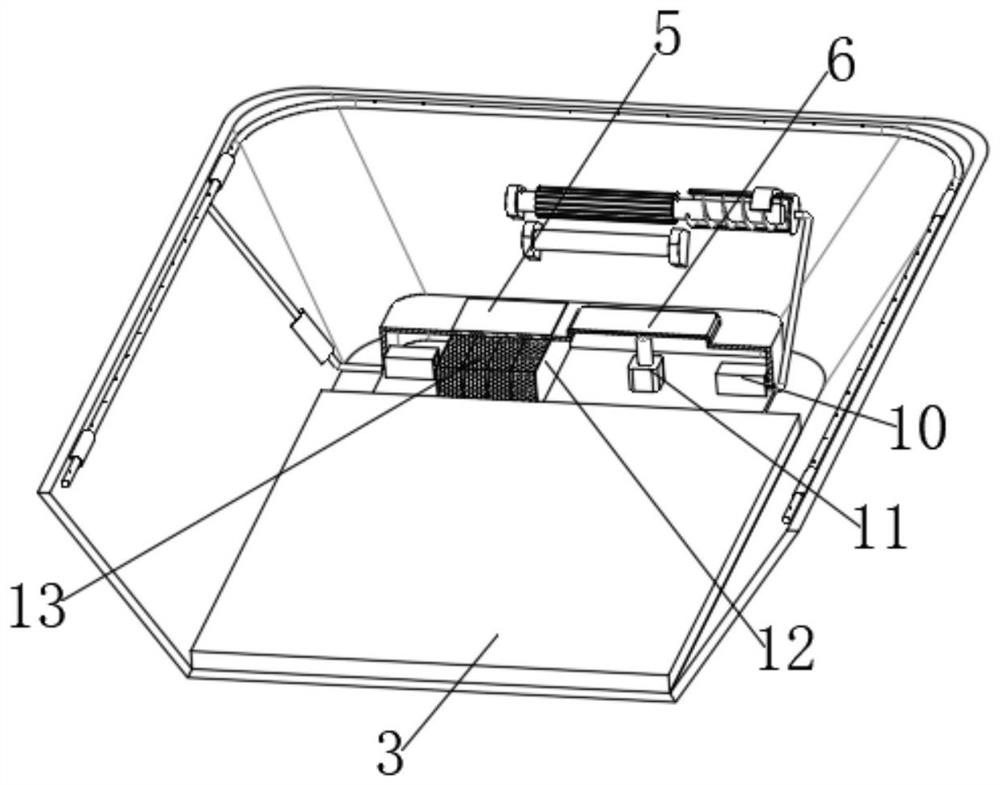 Automobile foot mat with formaldehyde removal function and preparation method