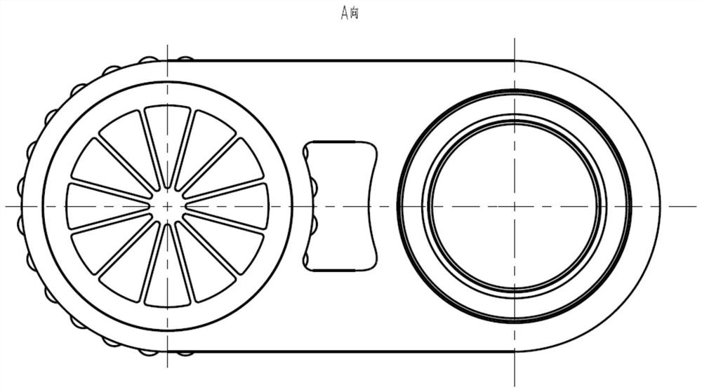 A liquid rocket engine gas conduit integrated structure