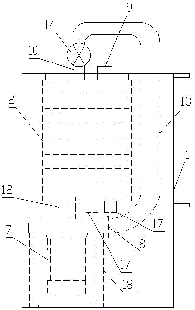 Circulating impact flour milling machine unit and circulating impact flour milling method by using circulating impact flour milling machine