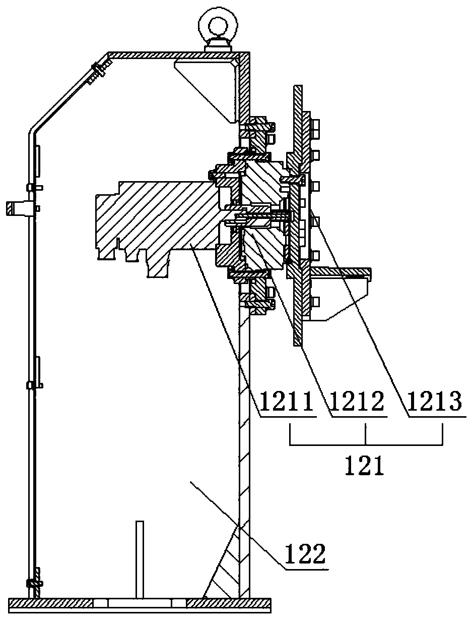 Nine-axis welding robot double-station workstation