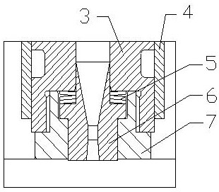 Suspension type multi-point injection rubber forming machine