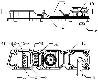 Pressure self-adjustment crankcase ventilation valve with composite filter structure