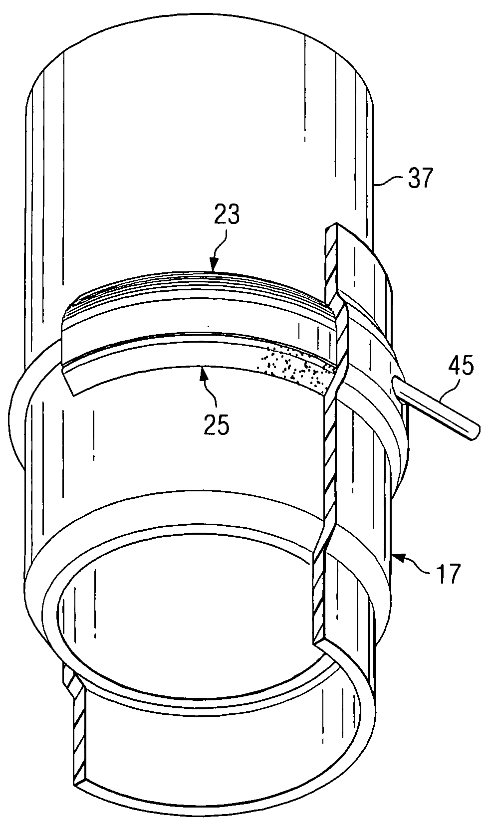 Restrained pipe joining system for plastic pipe