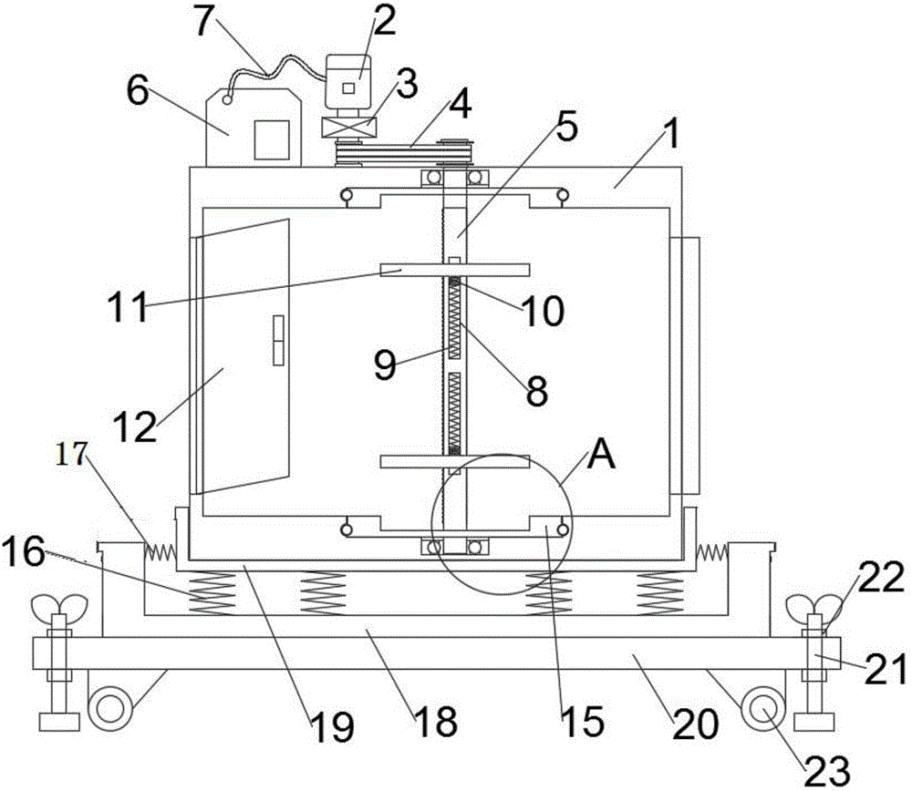 Box-type cable reel device