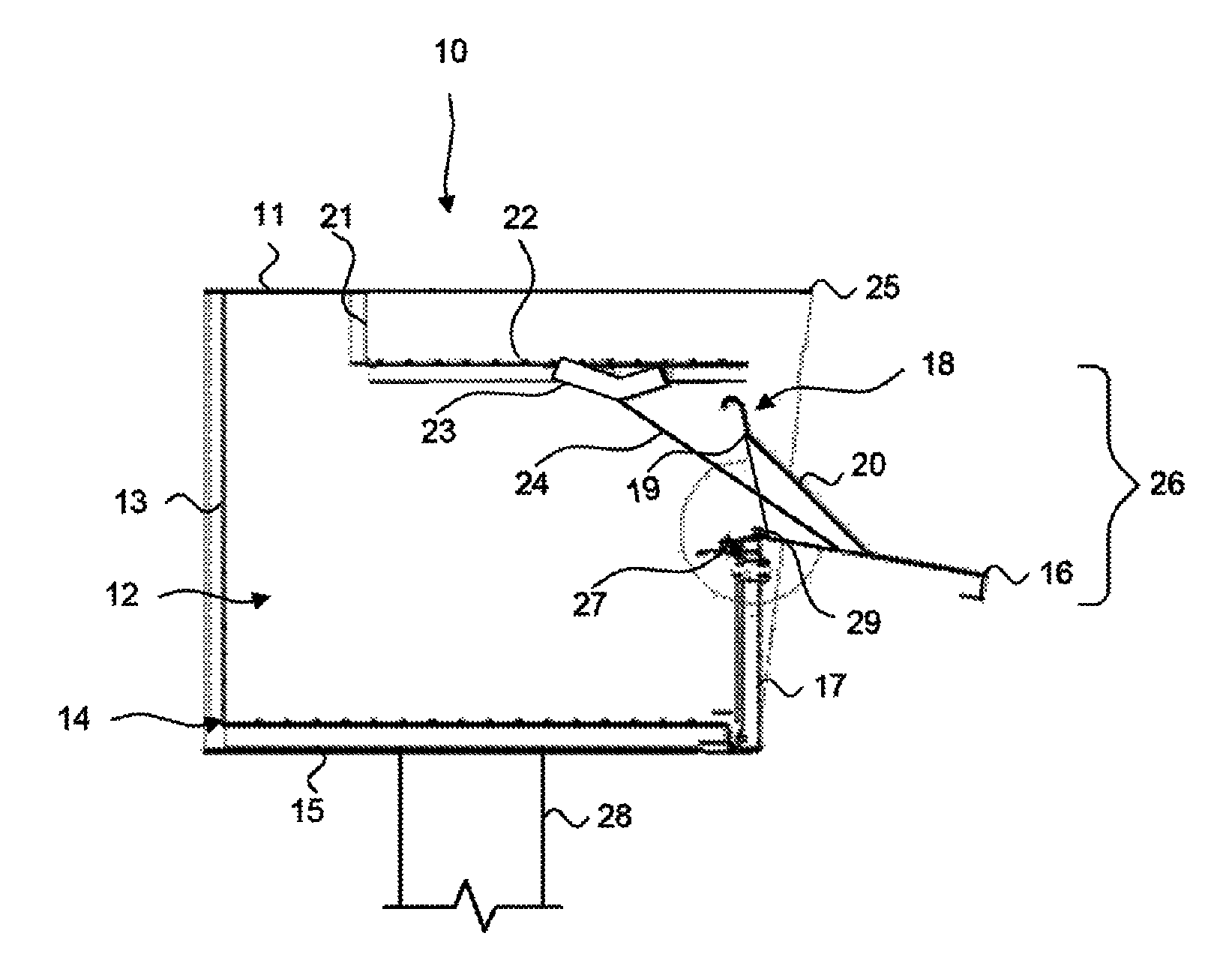 Theft-resistant mailbox for parcels and method of construction thereof