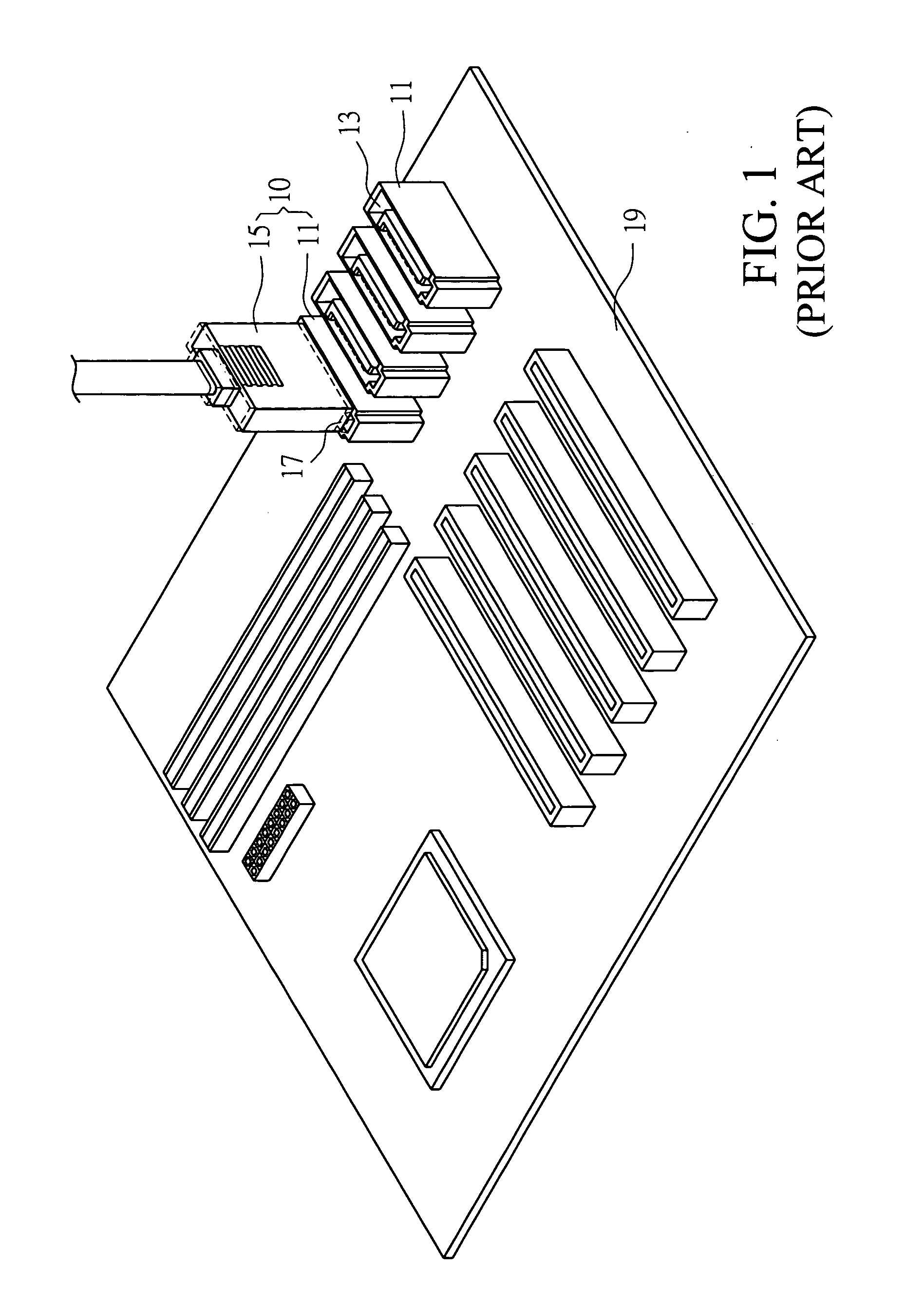 SATA data connection device with raised reliability