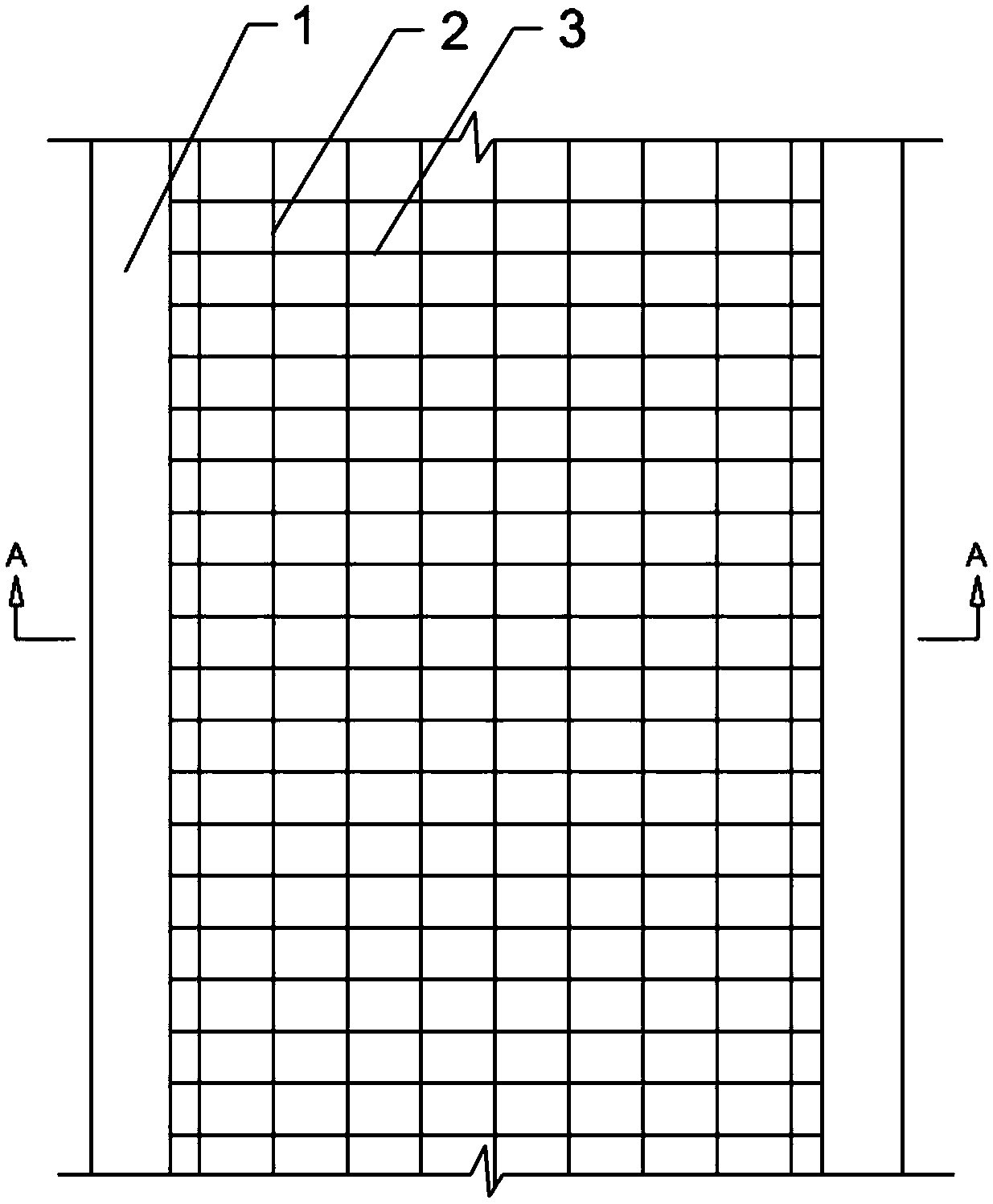 Grid structure with lockable edges