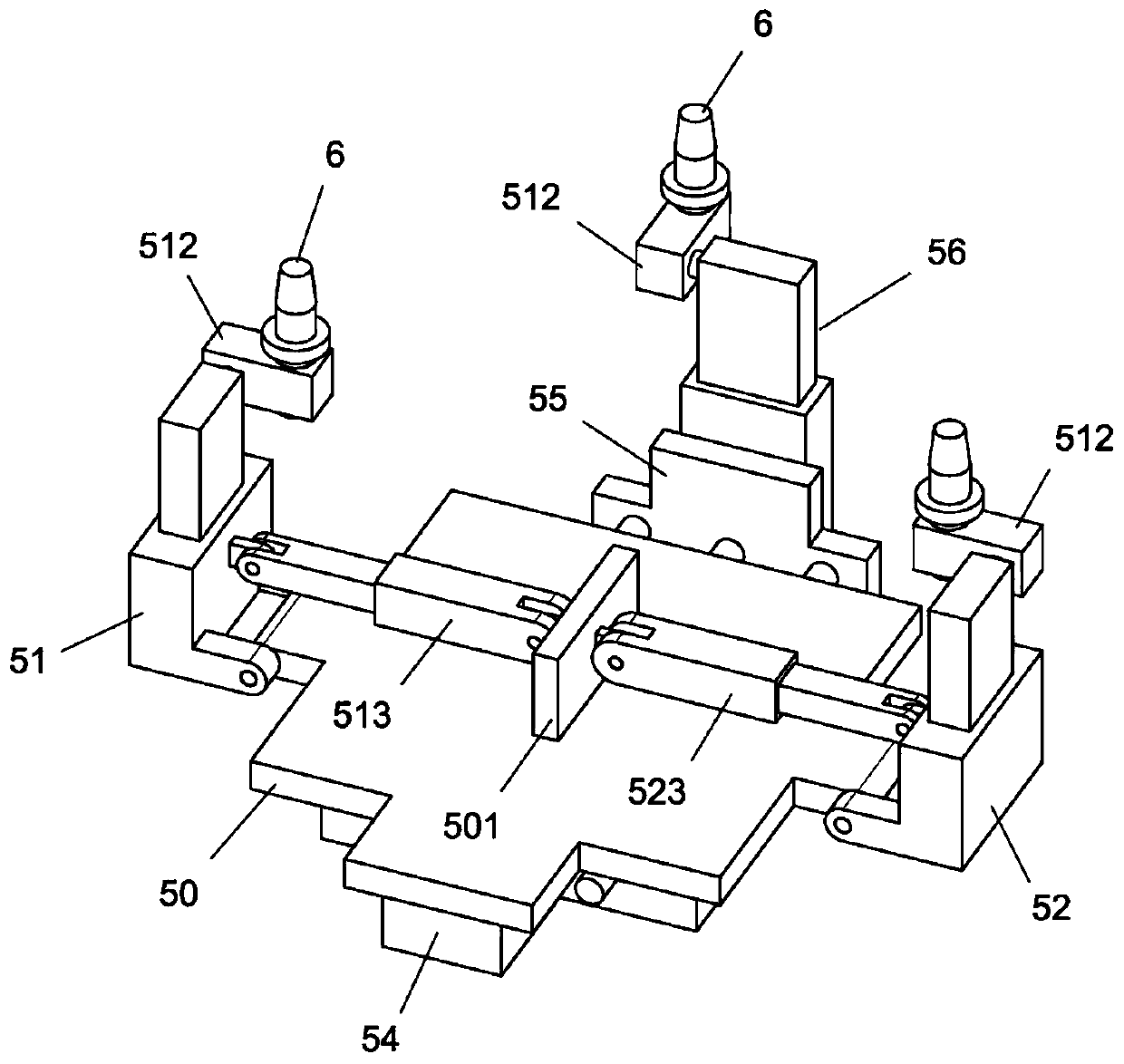 Hoisting robot system of rotor blade