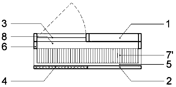 Open type double-glass photoelectric curtain wall unit