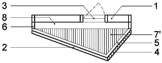 Open type double-glass photoelectric curtain wall unit