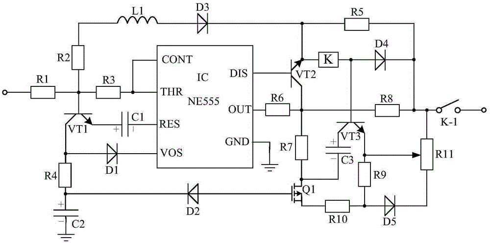 Automatic control system based on self-shaping signal filtering circuit and used for humidifier