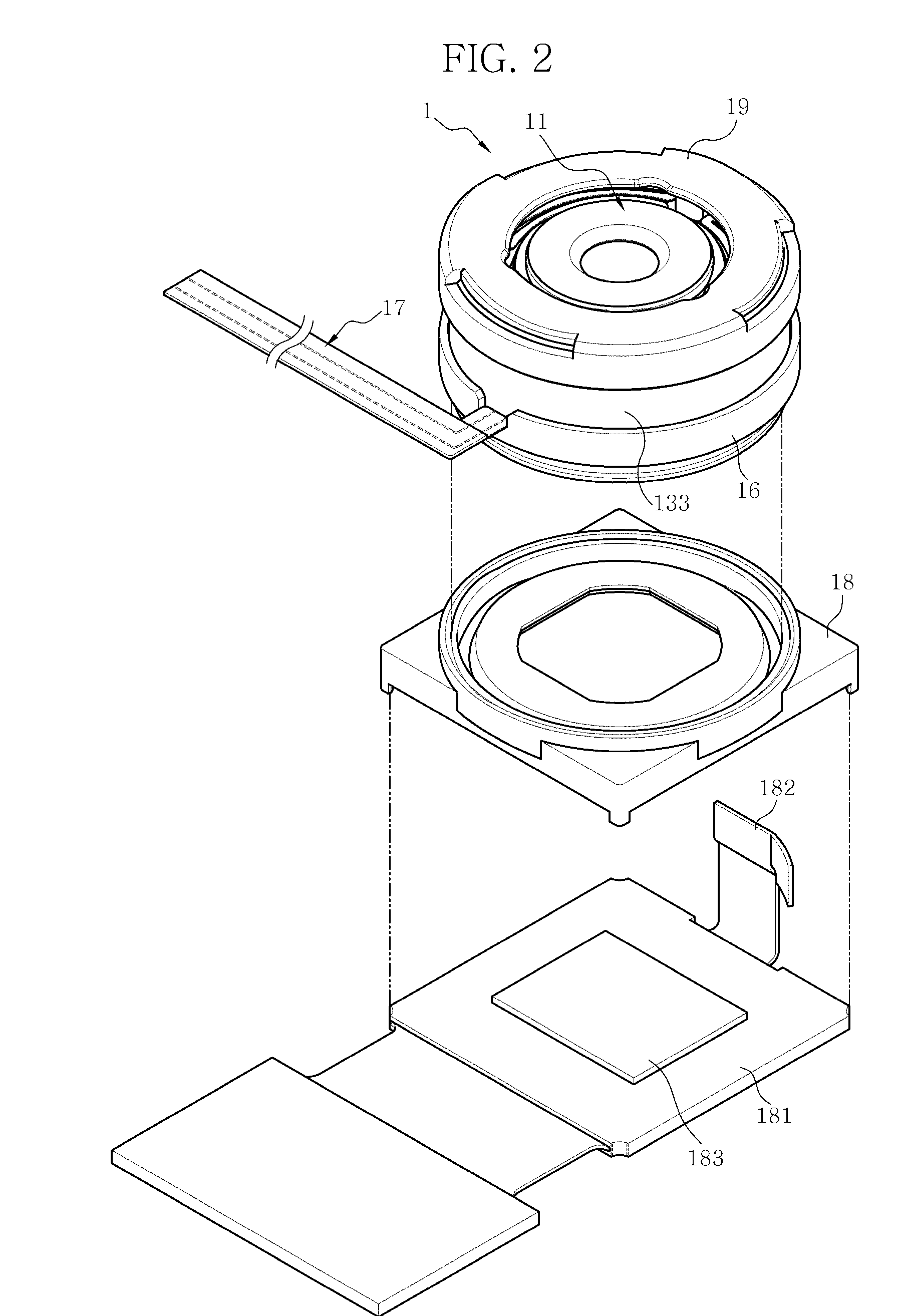 Camera module with autofocus function