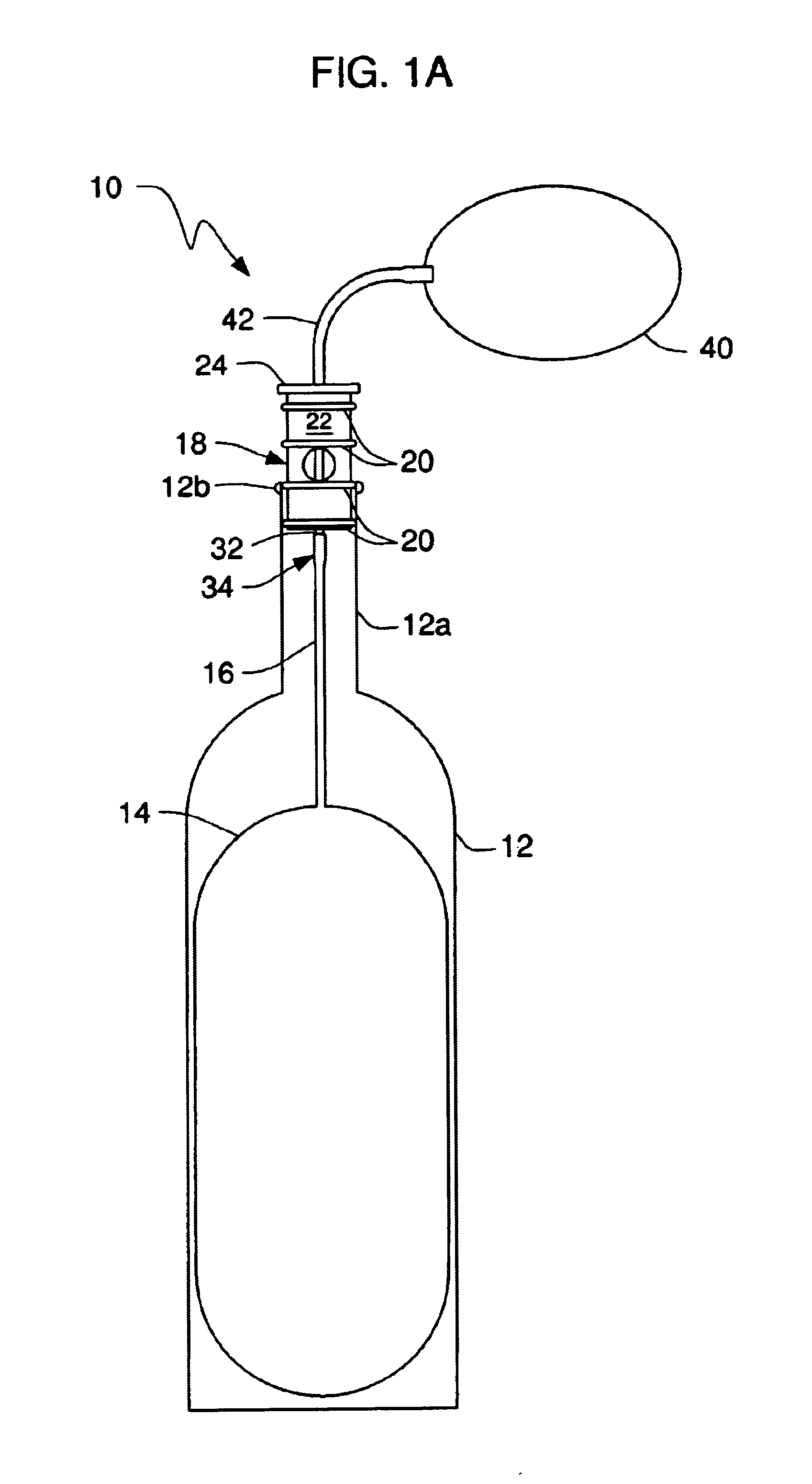 Air barrier device for protecting liquid fluids in opened containers