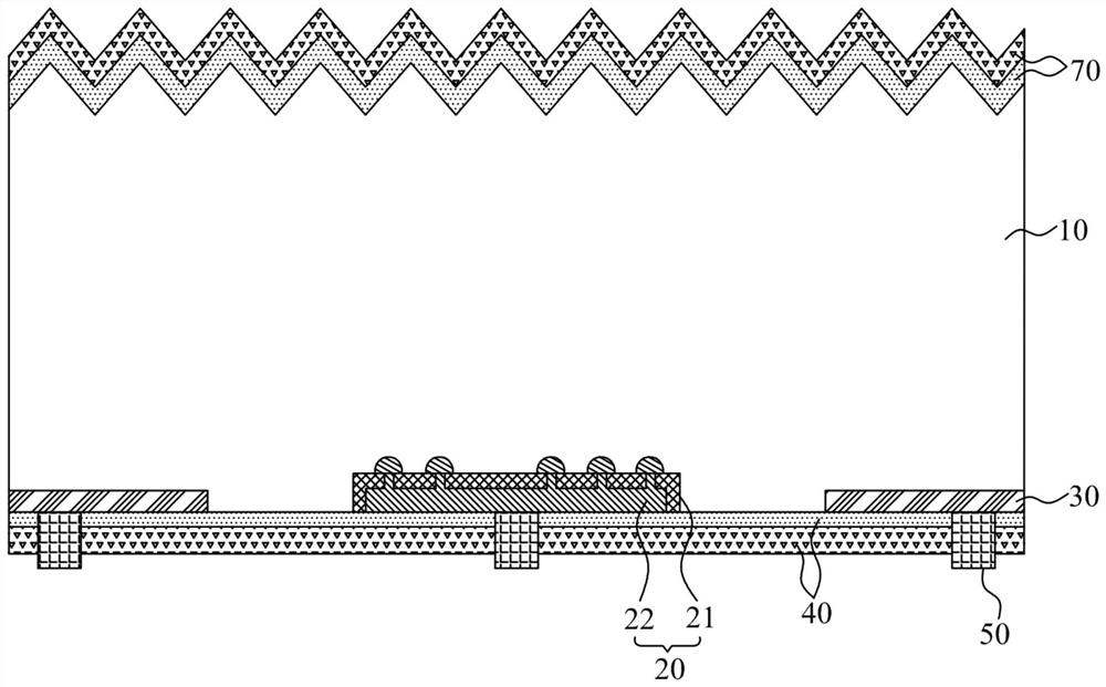 Selective contact area buried solar cell and back contact structure thereof