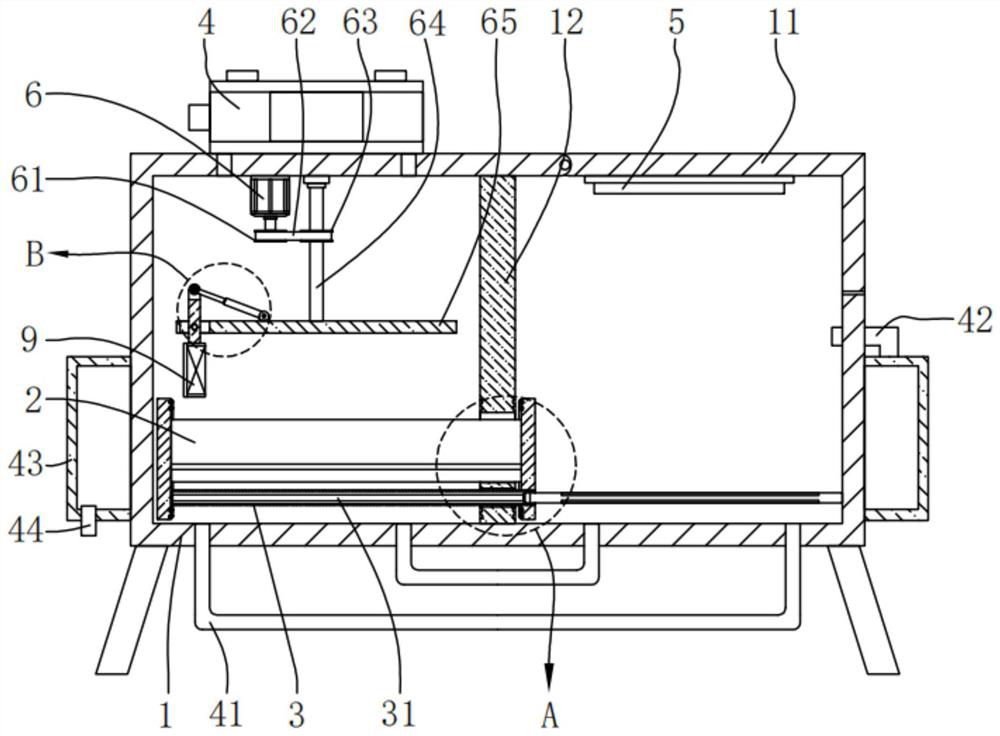 Test device for simulating potato planting in cold region