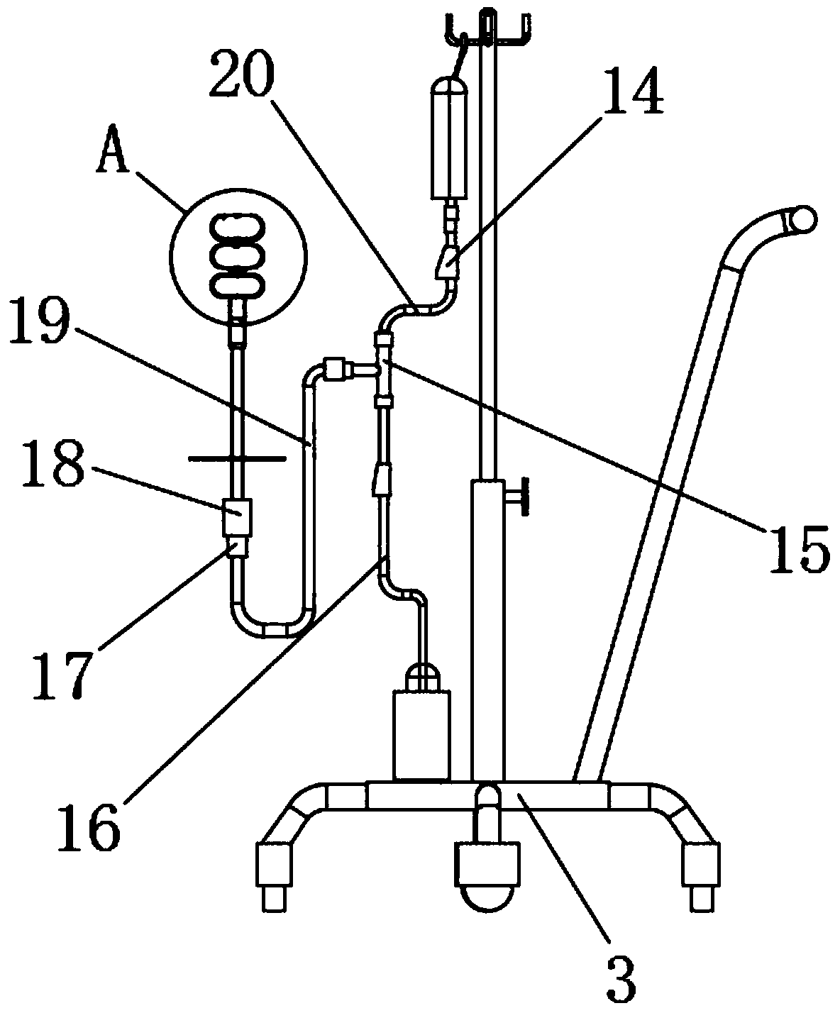 Peritoneal dialysis device for nephrology