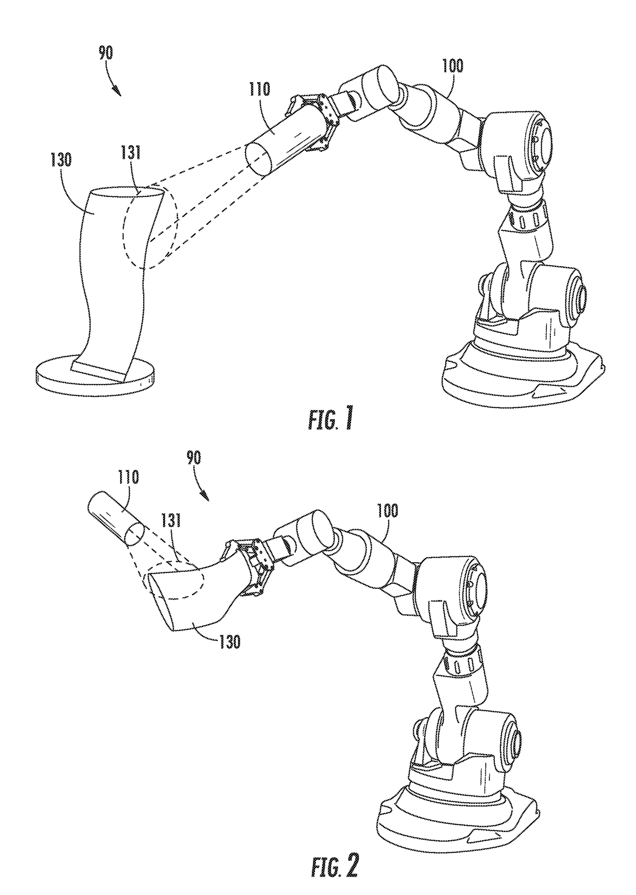 Robotic sensing apparatus and methods of sensor planning