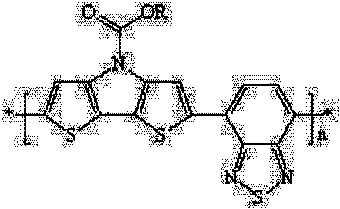 N-ester substituent bithiophene/pyrrole conjugated polymer