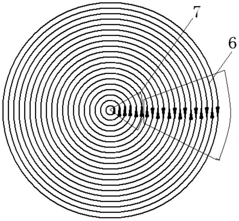 An electromagnetic heating coil and an electromagnetic cooker that are reversely wound one by one