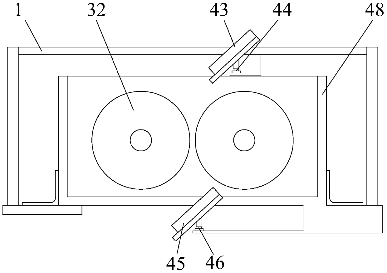 Harmless three-phase separation method and device for swill