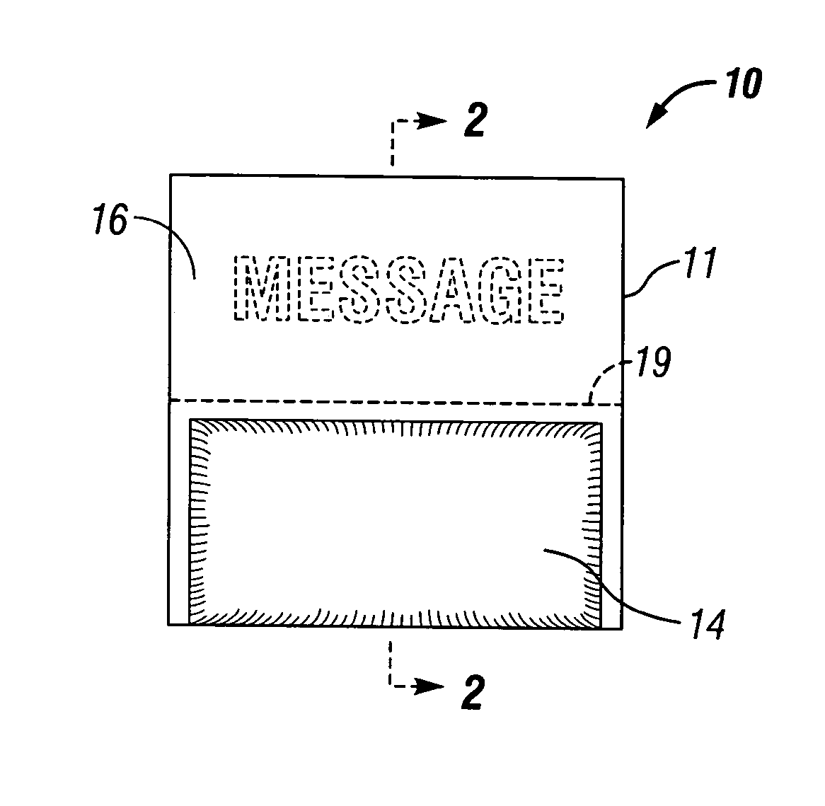 Pouch containers having advertising media and methods for their dissemination