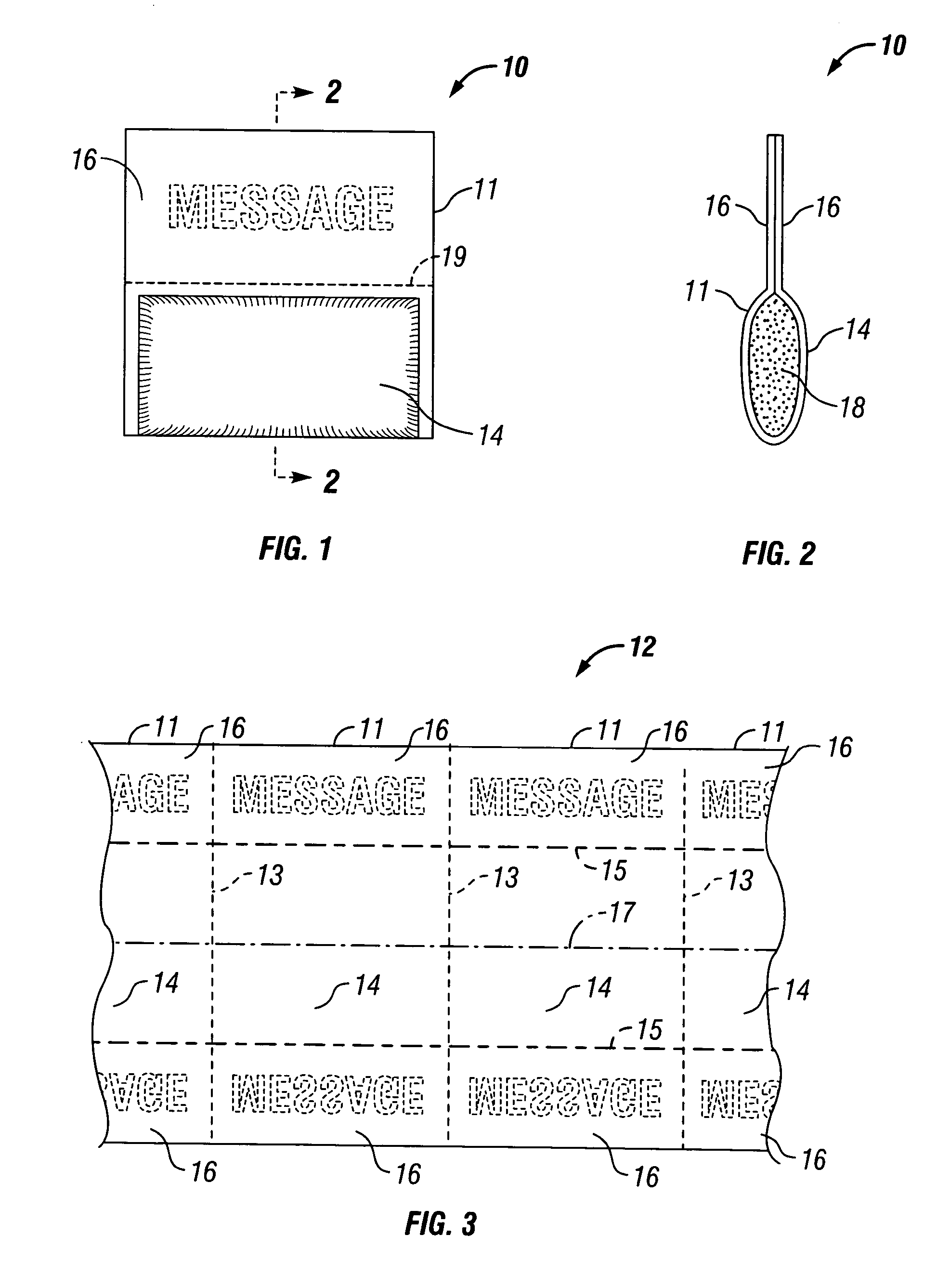 Pouch containers having advertising media and methods for their dissemination