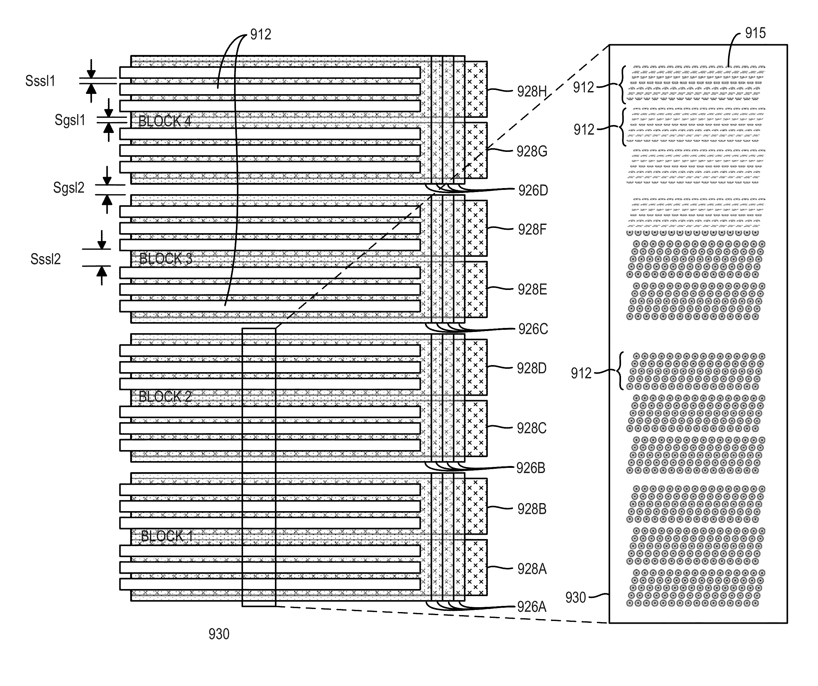 3D NAND array architecture