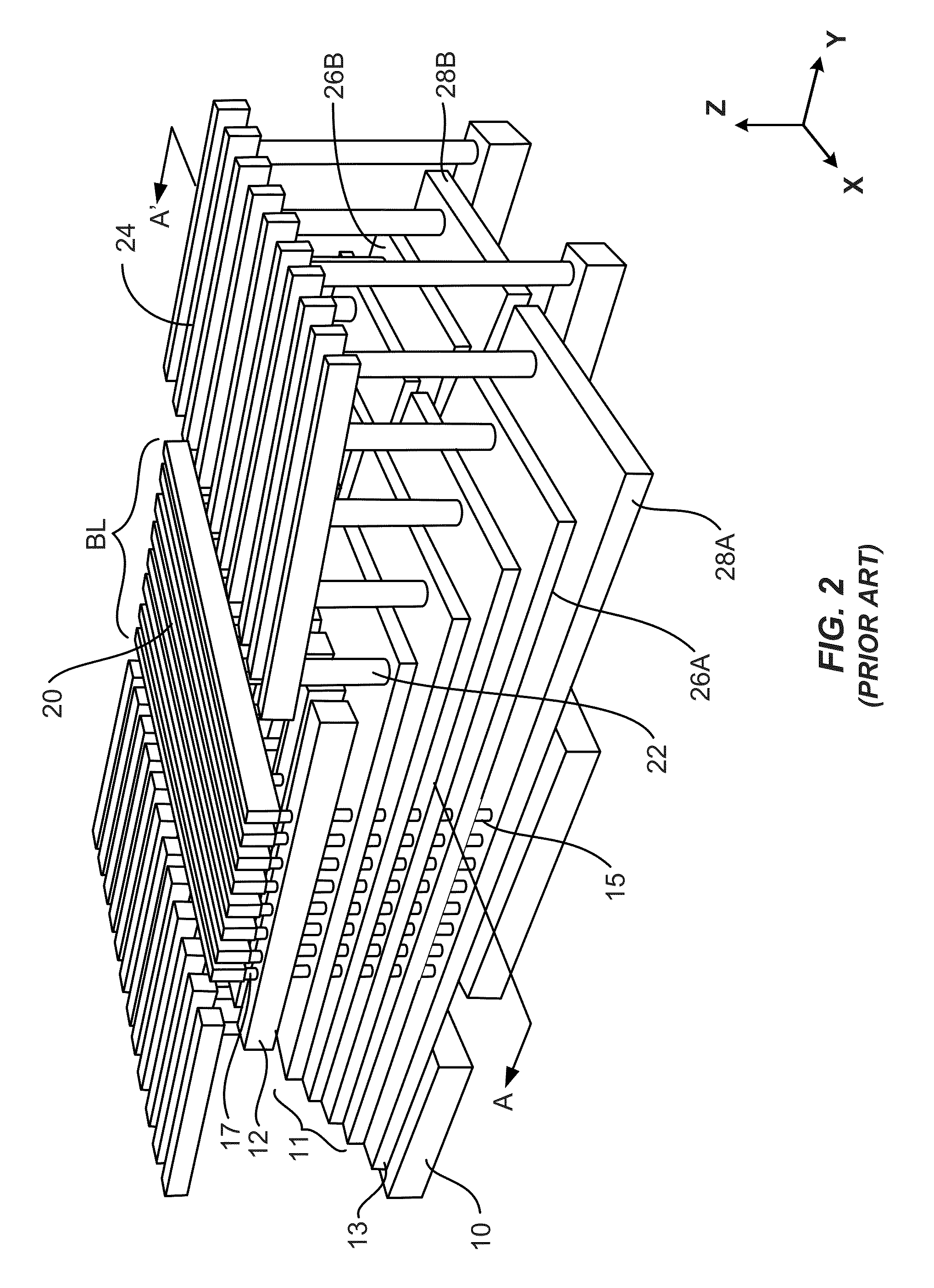 3D NAND array architecture