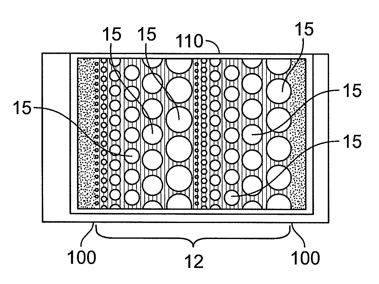 Compositionally modulated composite materials and methods for making the same